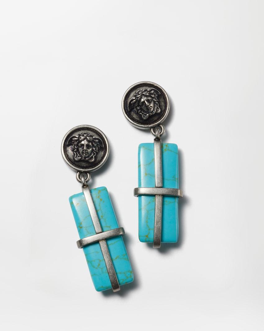aura earrings by VERSACE