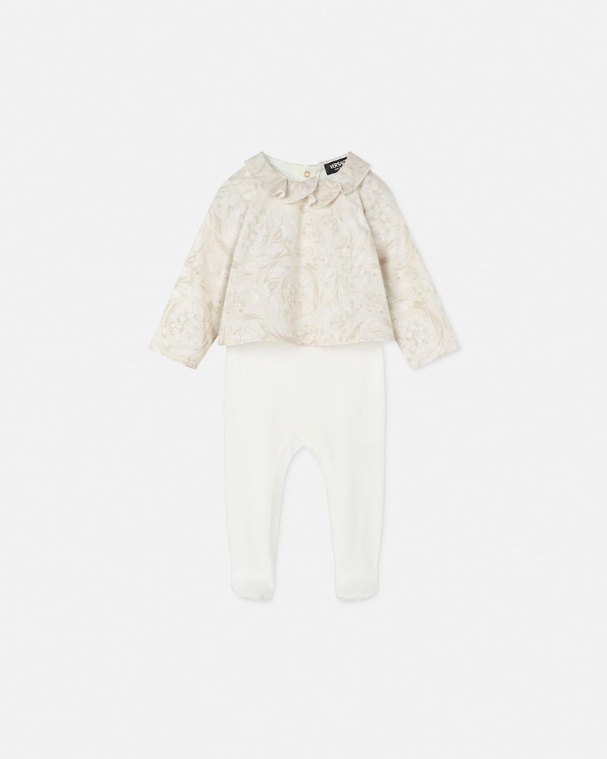baby cotton sleepsuit by VERSACE
