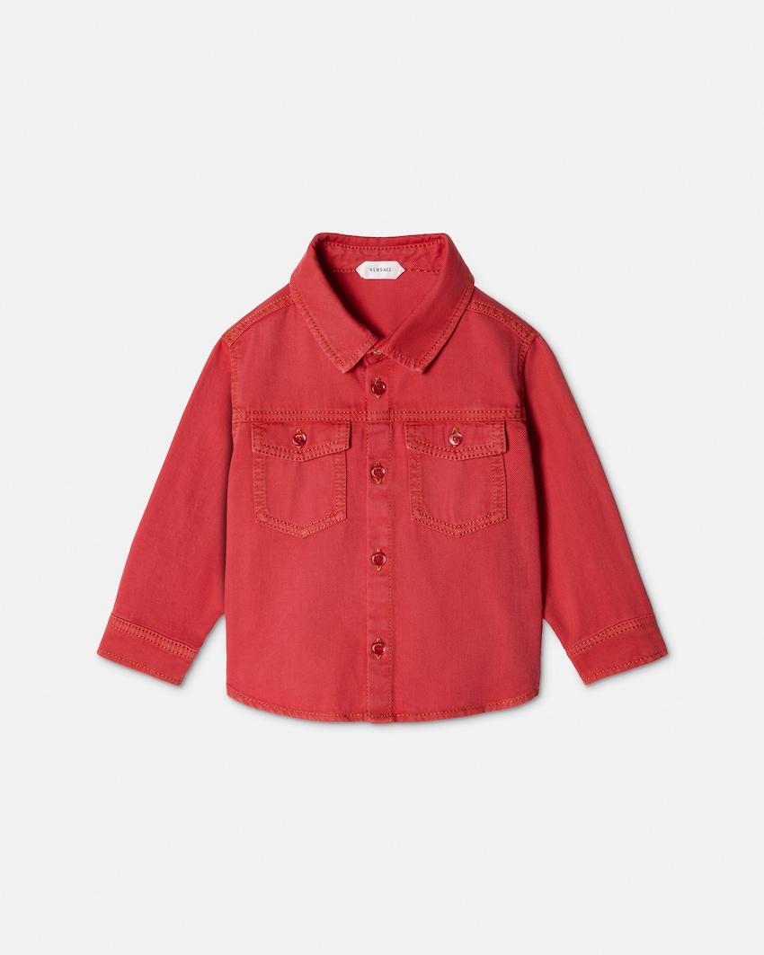 baby denim shirt by VERSACE