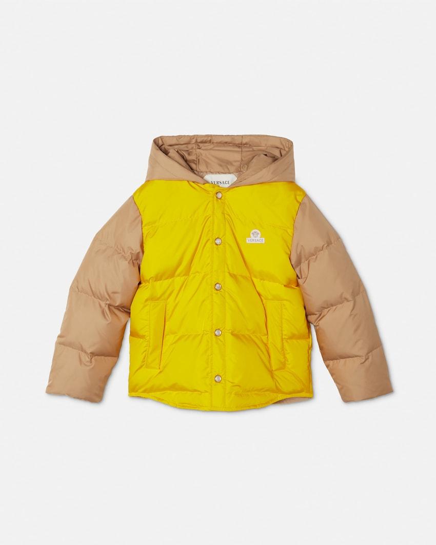 baby embroidered-logo padded puffer by VERSACE