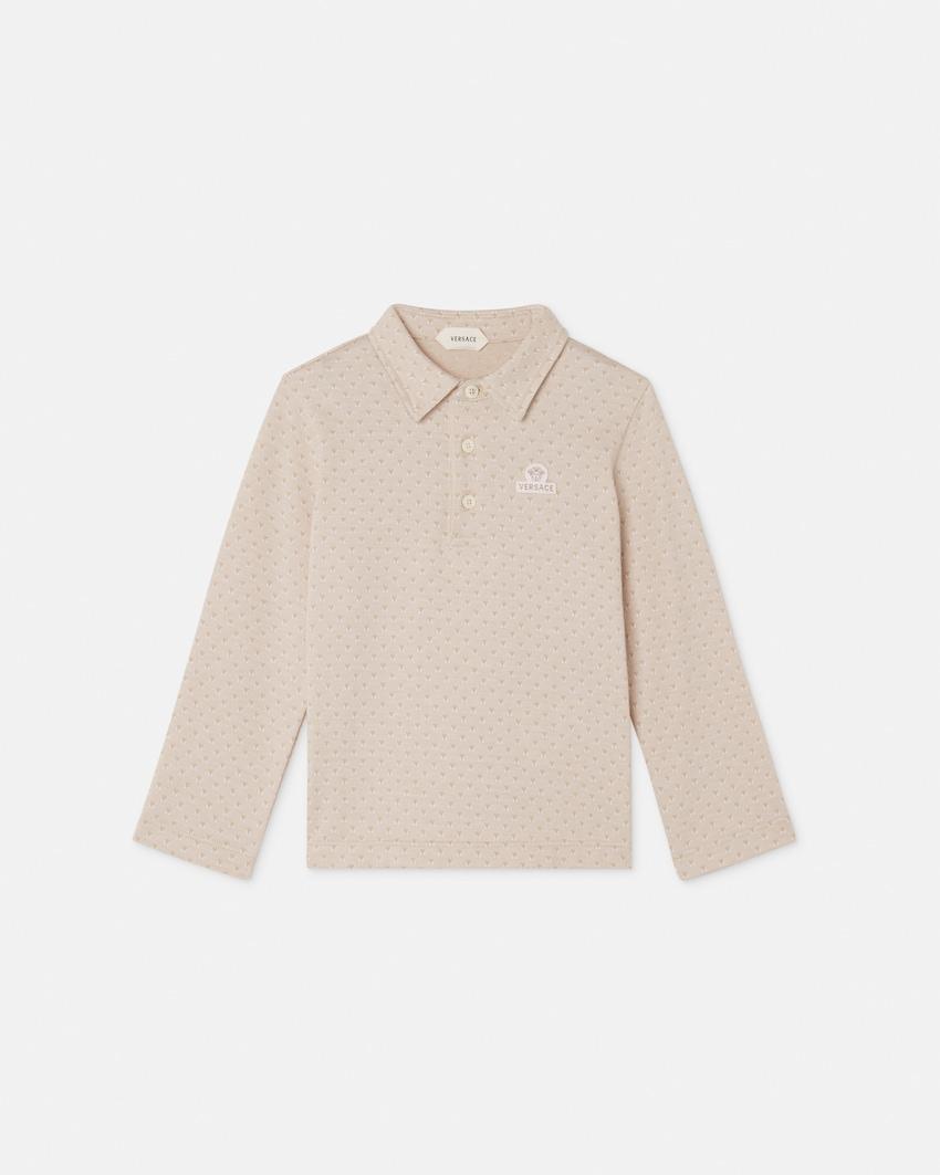 baby jacquard cotton-pique polo by VERSACE