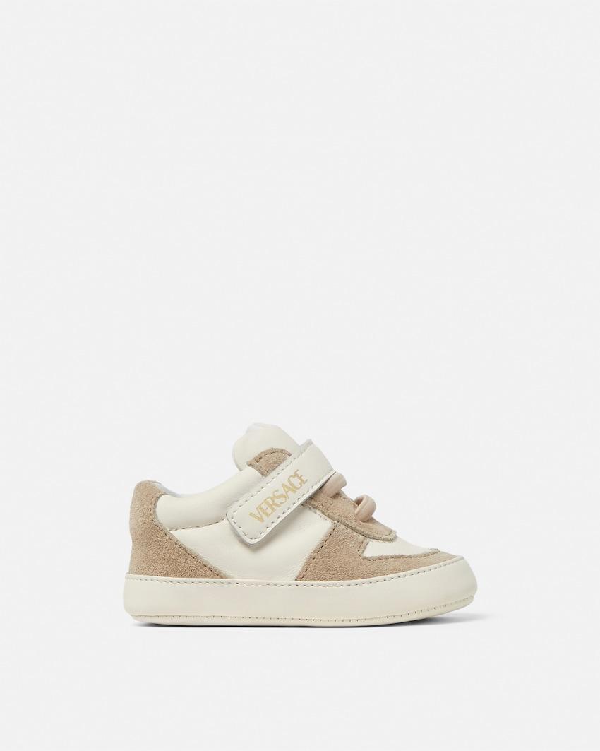 baby leather sneakers by VERSACE