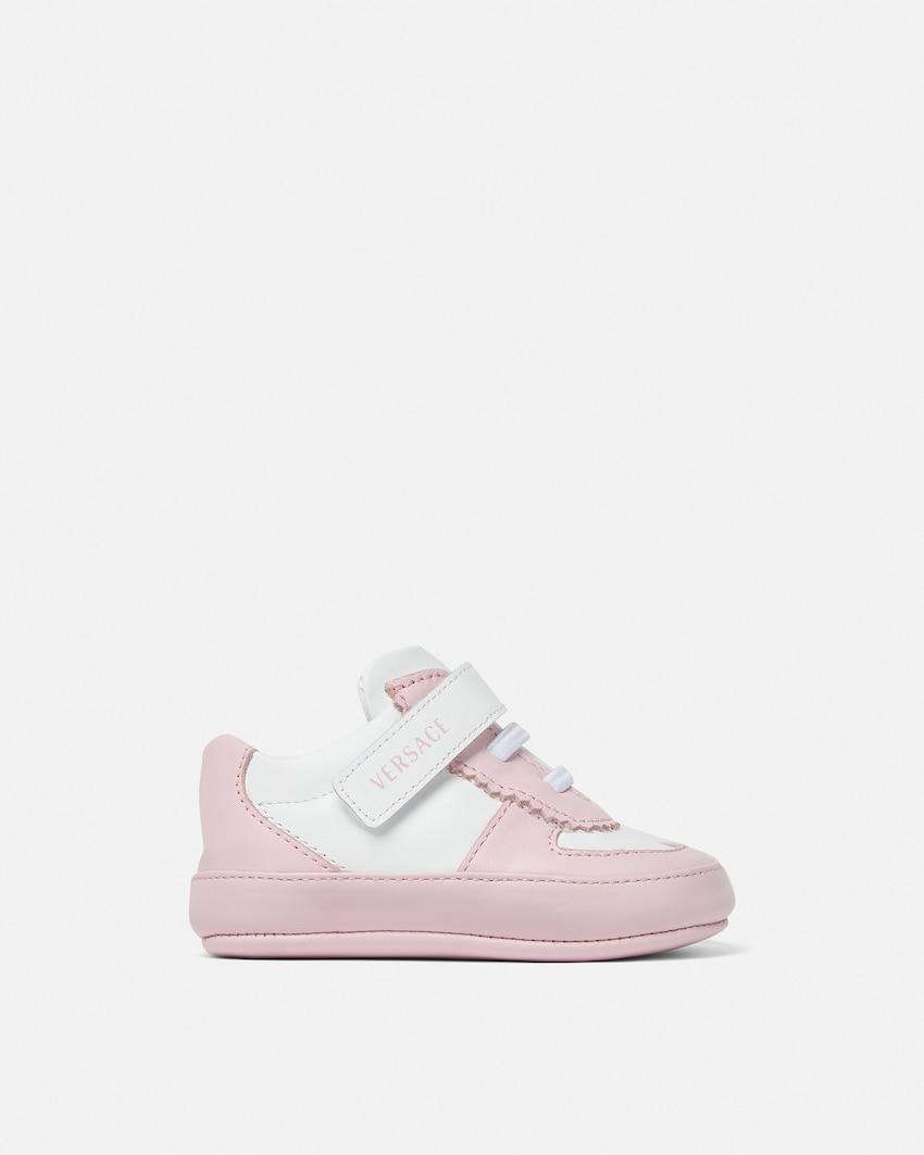 baby leather sneakers by VERSACE