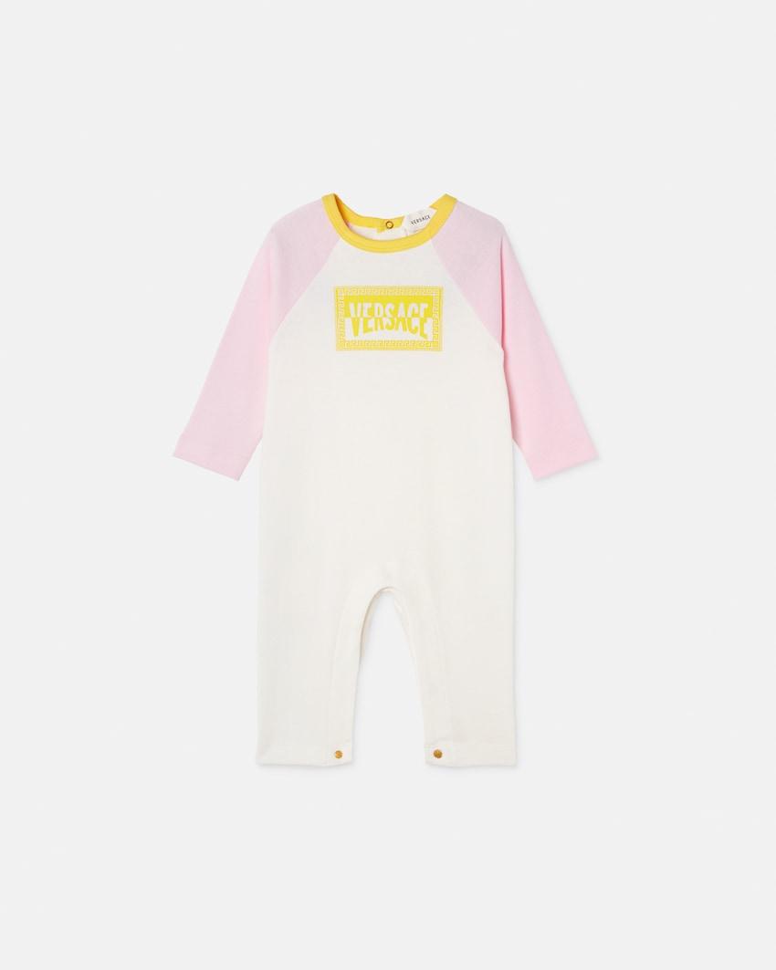 baby printed cotton-jersey sleepsuit by VERSACE