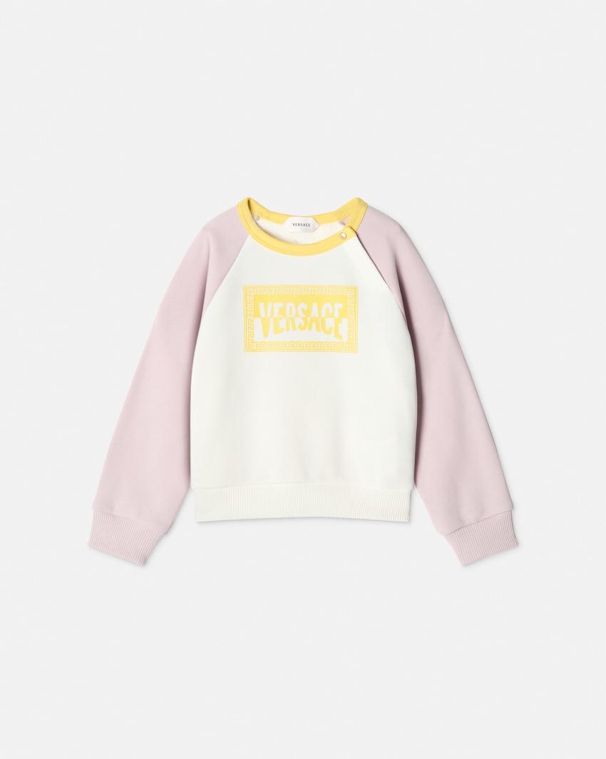 baby printed cotton-jersey sweatshirt by VERSACE baby printed cotton-jersey sweatshirt by VERSACE