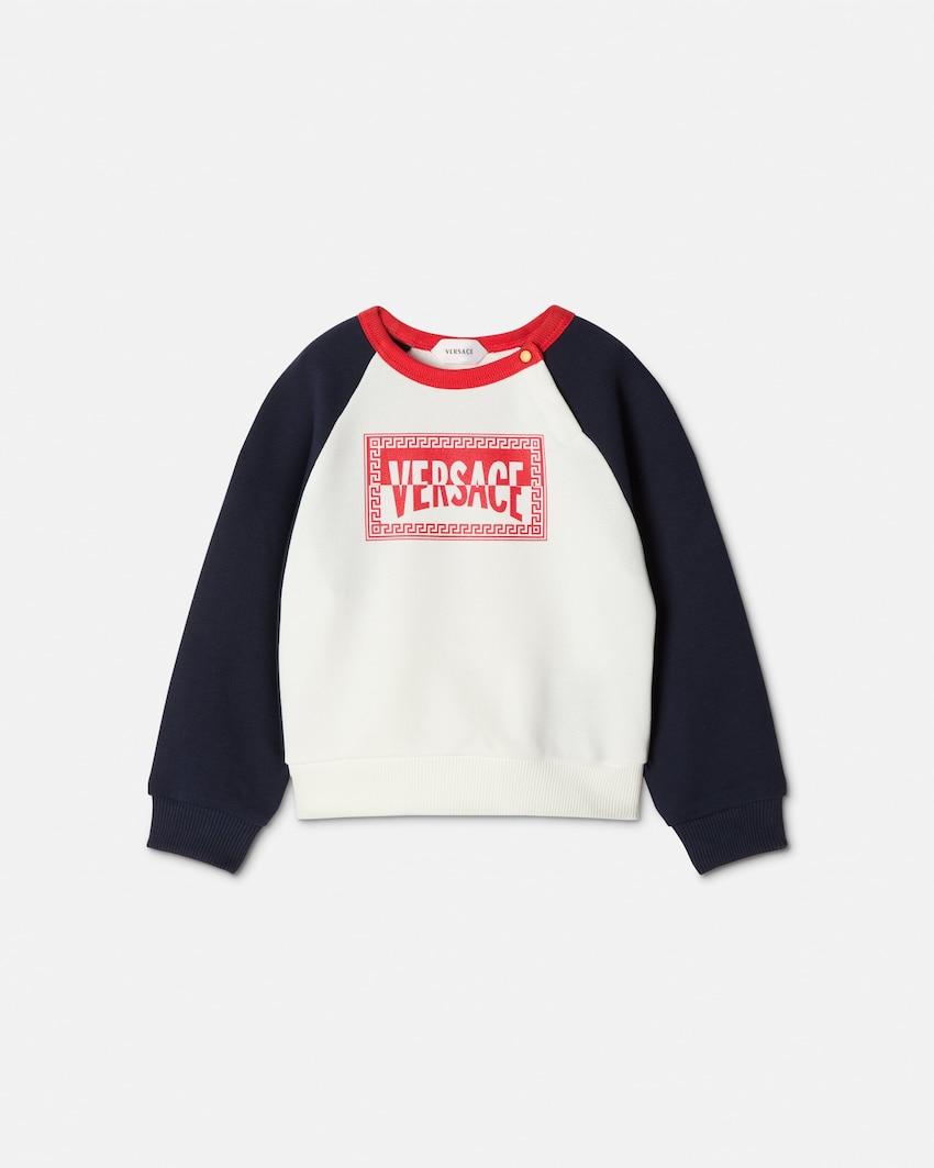baby printed cotton-jersey sweatshirt by VERSACE