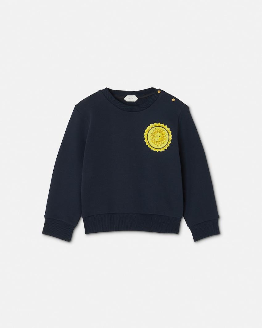 baby printed cotton-jersey sweatshirt by VERSACE