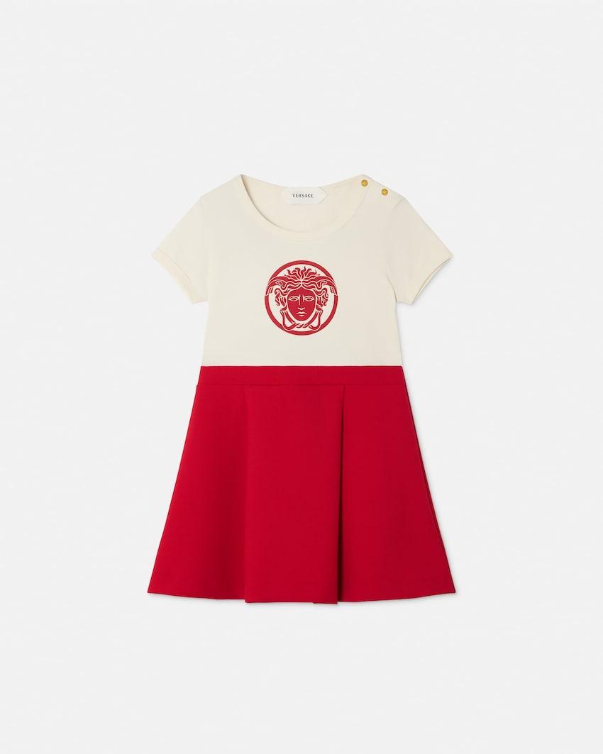 baby printed milano-stitch t-shirt dress by VERSACE