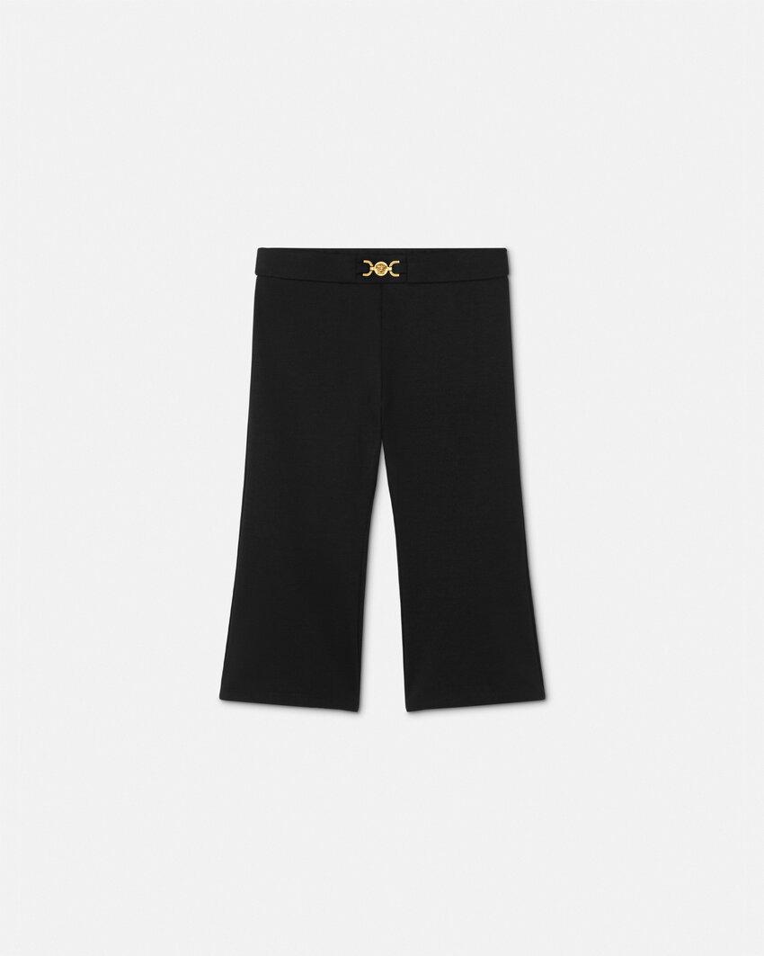 baby stretch milano-stitch flared pants by VERSACE
