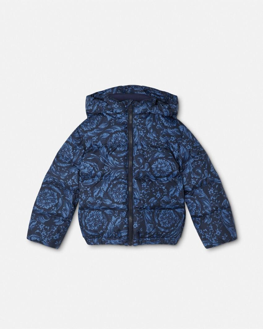 barocco baby puffer jacket by VERSACE