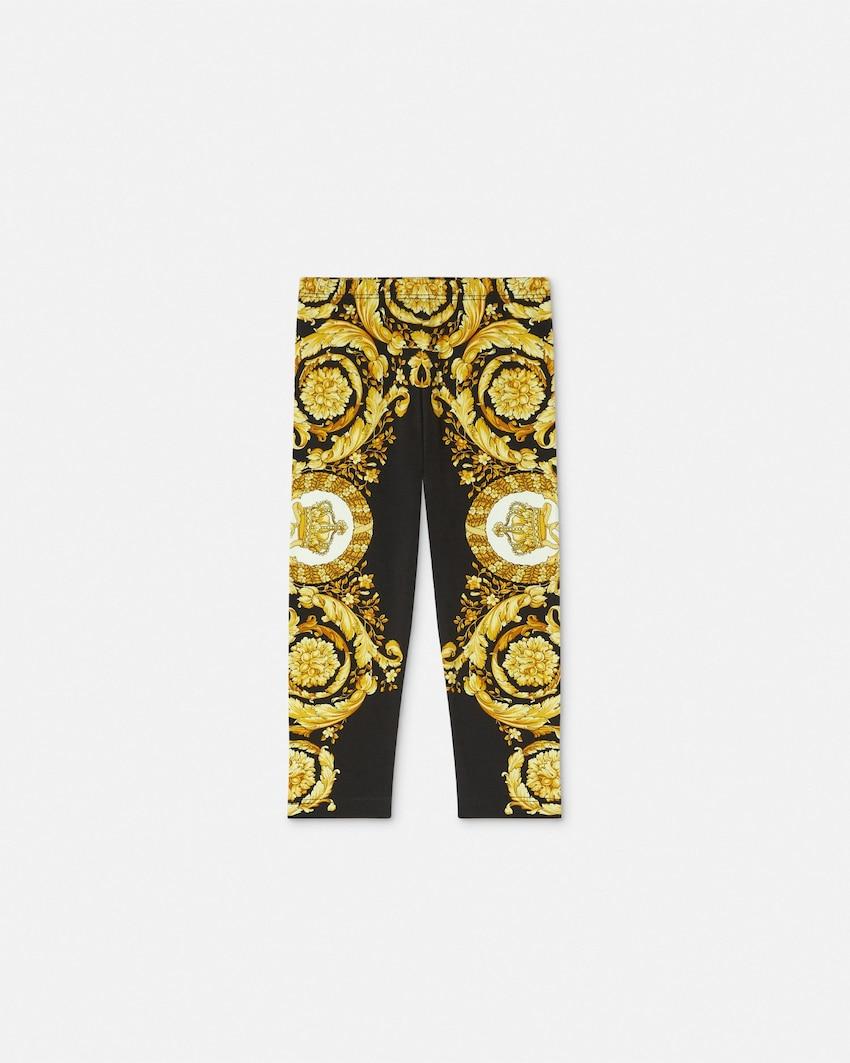 barocco foulard kids leggings by VERSACE