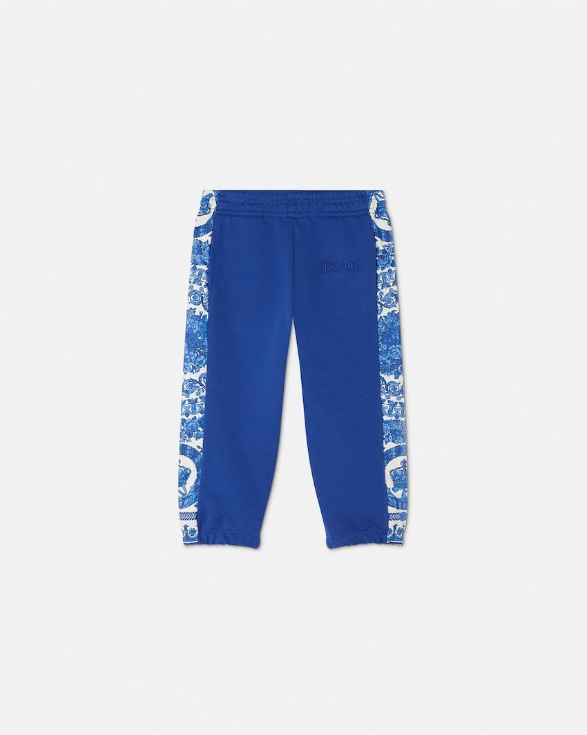 barocco foulard kids sweatpants by VERSACE