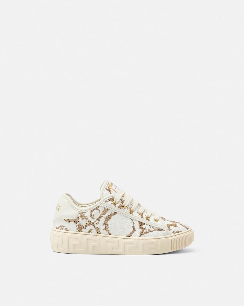 barocco jacquard kids sneakers by VERSACE