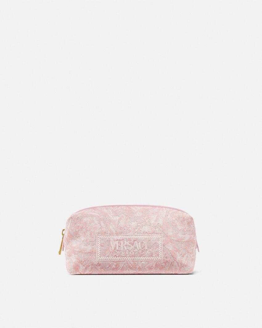 barocco jacquard vanity pouch by VERSACE