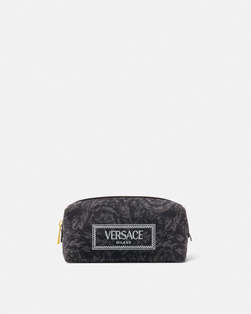 barocco jacquard vanity pouch by VERSACE