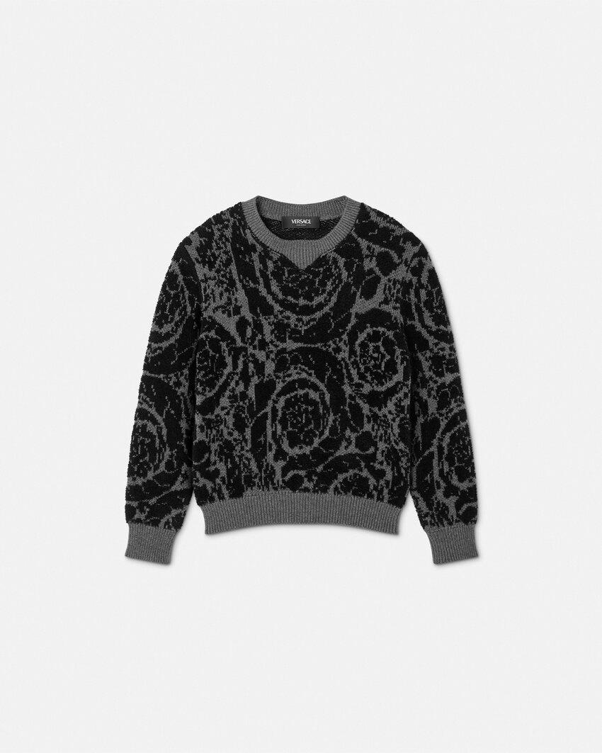 barocco jacquards kids sweater by VERSACE