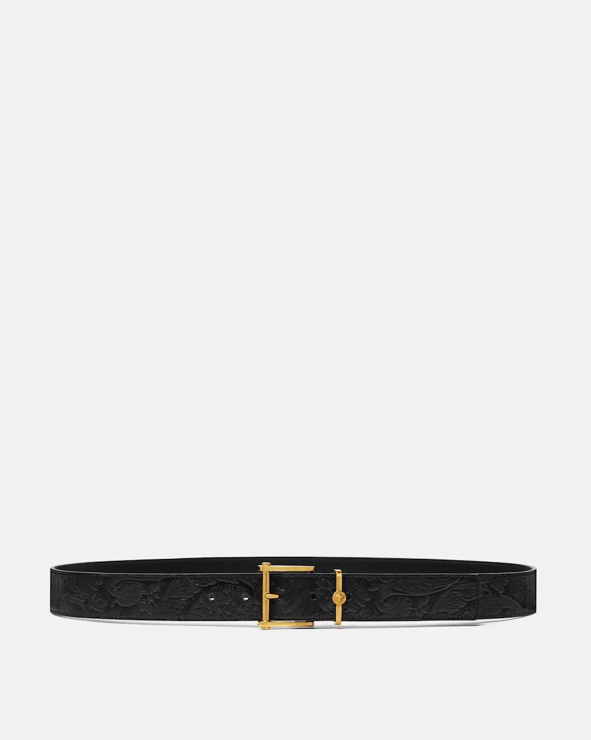 barocco leather belt 1.2 by VERSACE