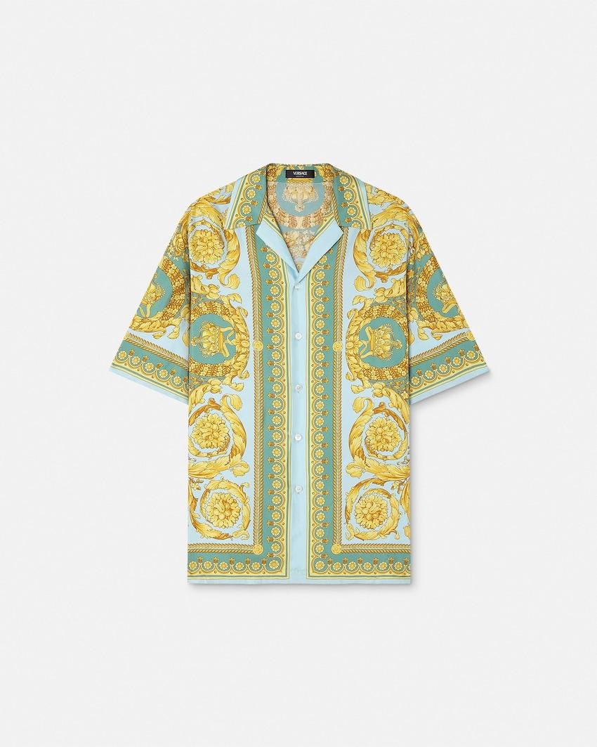 barocco silk shirt by VERSACE