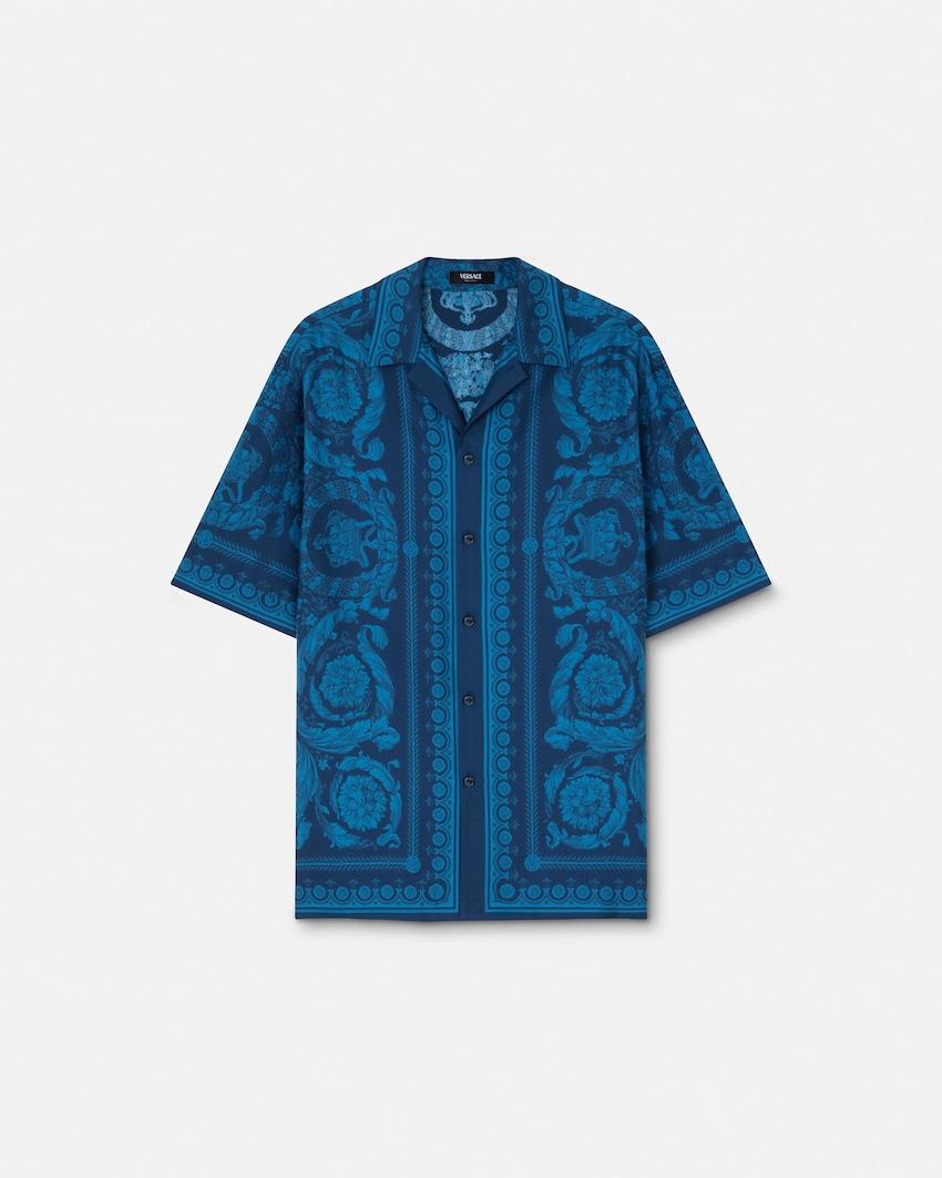 barocco silk shirt by VERSACE