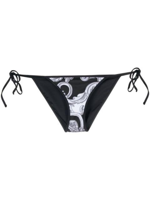 baroque pattern-print bikini bottoms by VERSACE