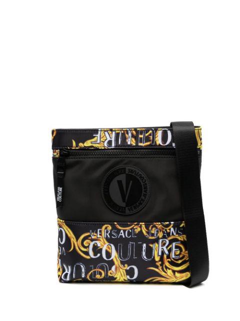 baroque pattern-print shoulder bag by VERSACE