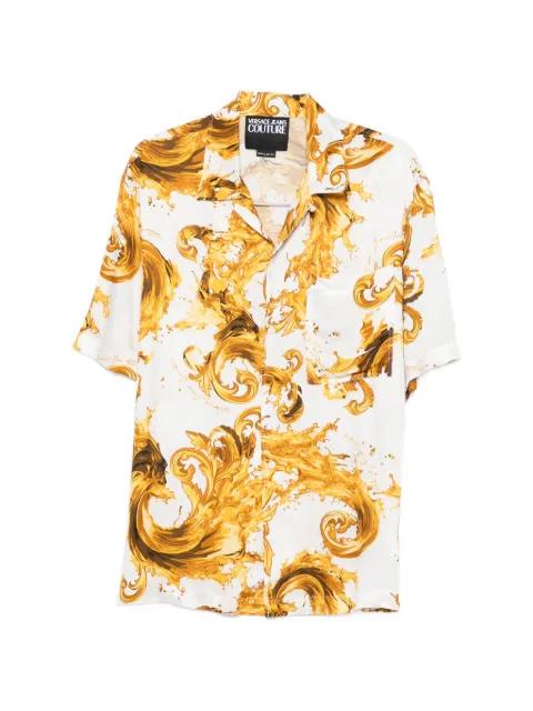 baroque-print pocket shirt by VERSACE
