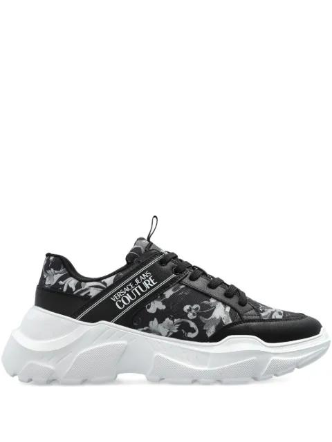 baroque-print sneakers by VERSACE