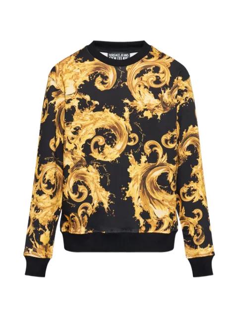 baroque print sweatshirt by VERSACE