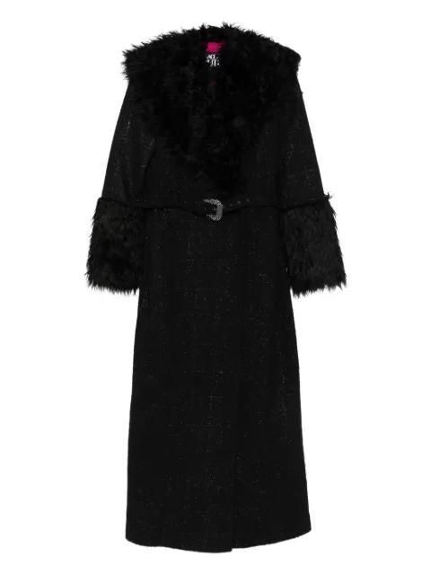 belted coat by VERSACE