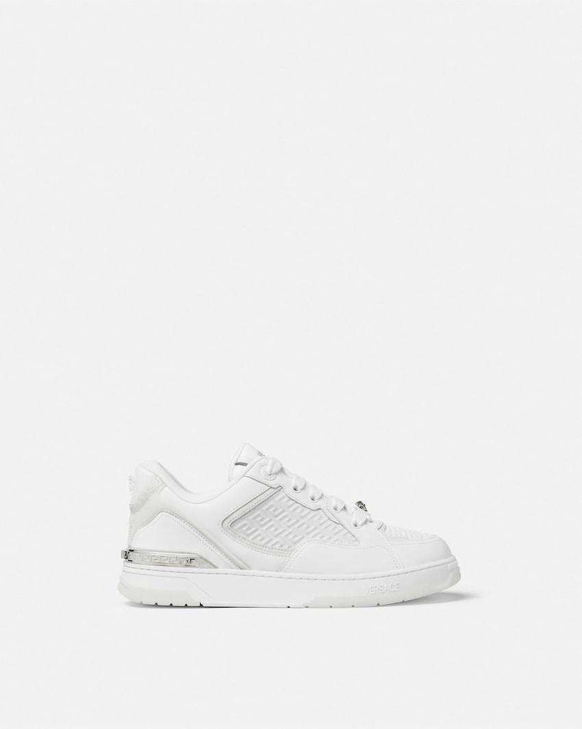 biggie basket leather sneakers by VERSACE