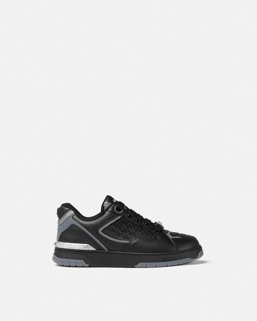 biggie basket leather sneakers by VERSACE