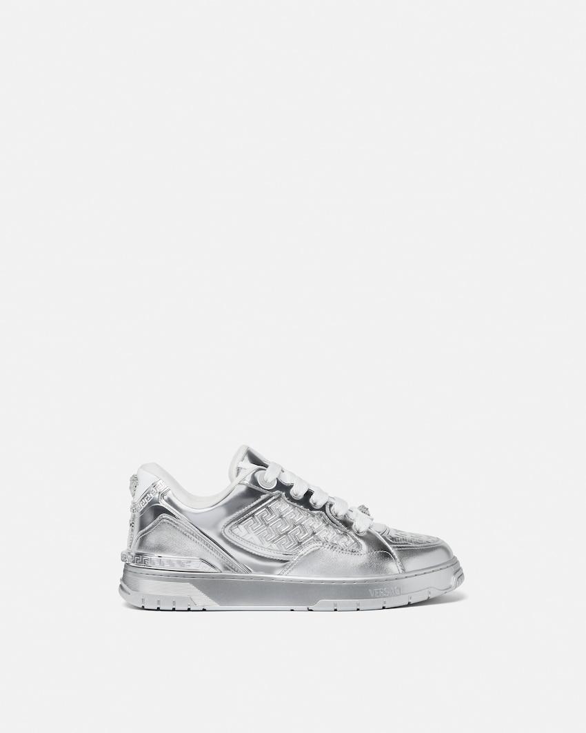 biggie basket metallic sneakers by VERSACE