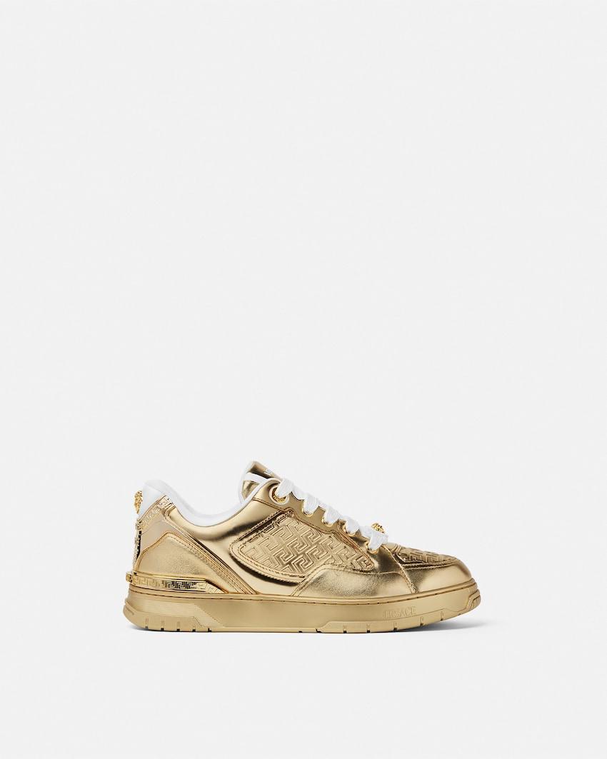 biggie basket metallic sneakers by VERSACE