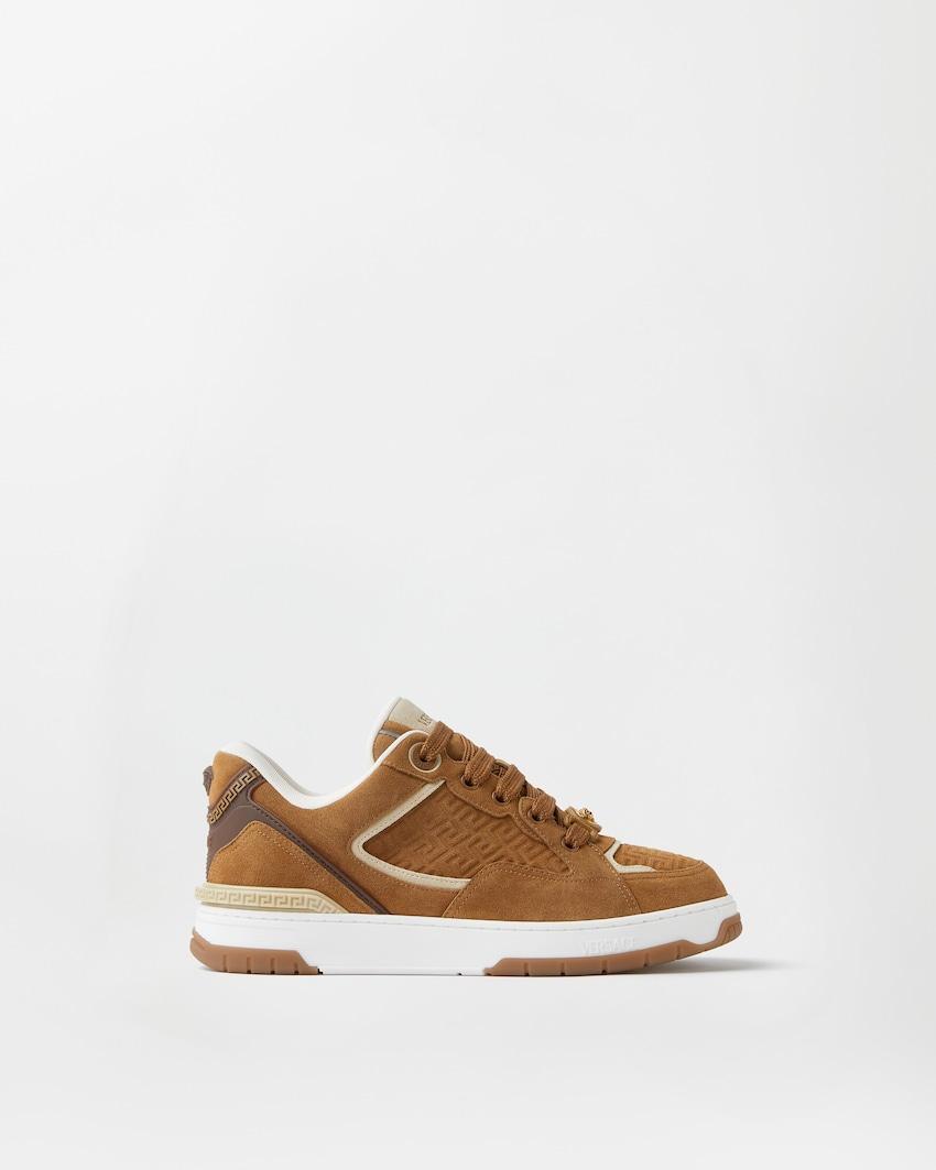 biggie basket suede sneakers by VERSACE