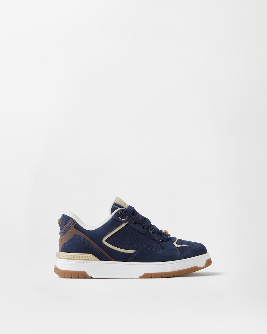 biggie basket suede sneakers by VERSACE
