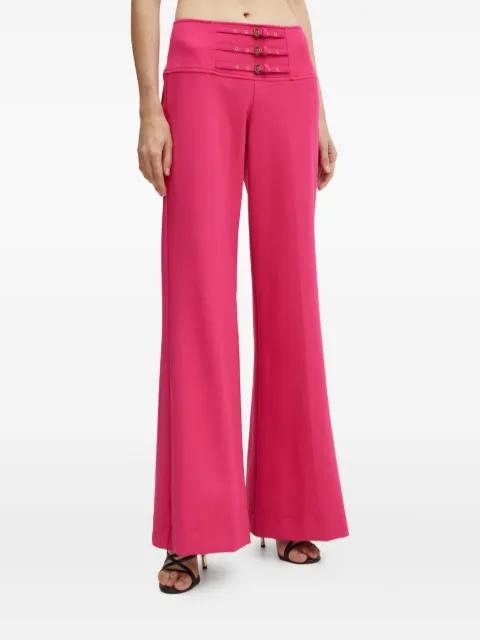 buckle-detail trousers by VERSACE