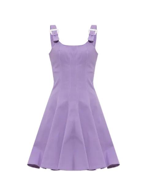 buckle strap dress by VERSACE