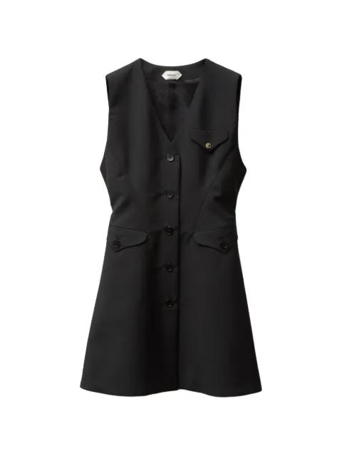 button V-neck dress by VERSACE