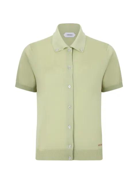 button-down short-sleeve shirt by VERSACE