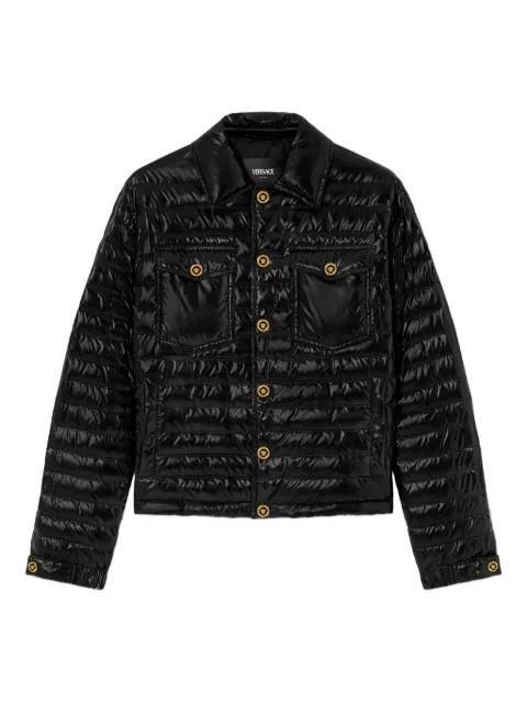 buttoned quilted jacket by VERSACE
