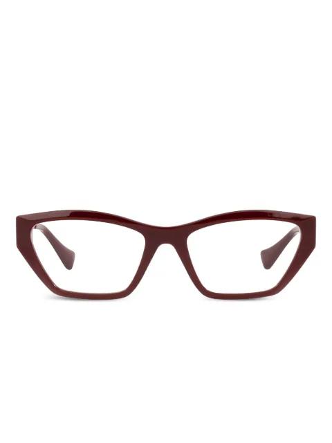 cat eye-frame glasses by VERSACE
