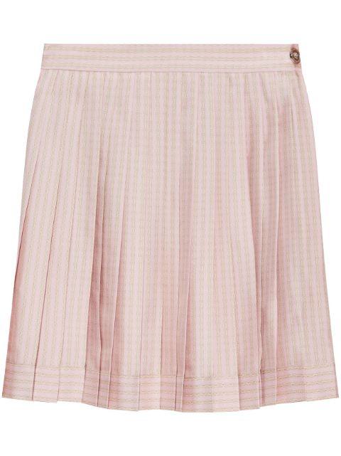 chain-print pleated skirt by VERSACE