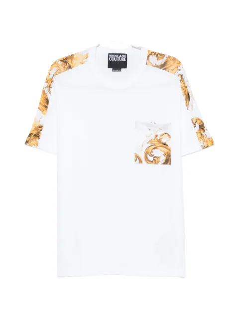 chest-pocket T-shirt by VERSACE