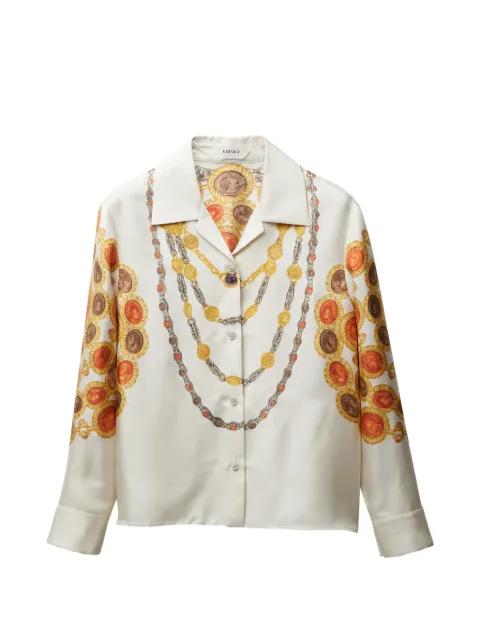coin print shirt by VERSACE