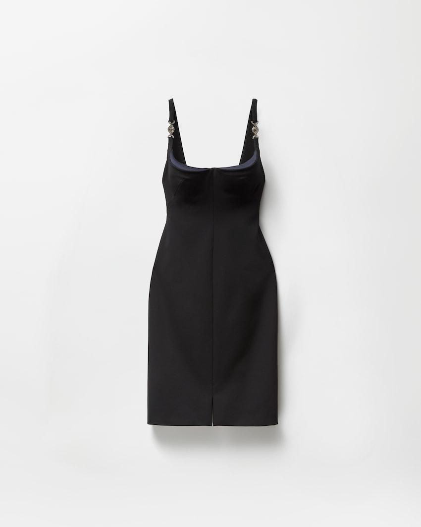 compact viscose-jersey midi dress by VERSACE
