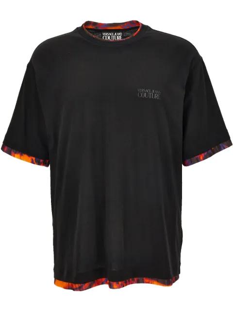 contrast trim t-shirt by VERSACE