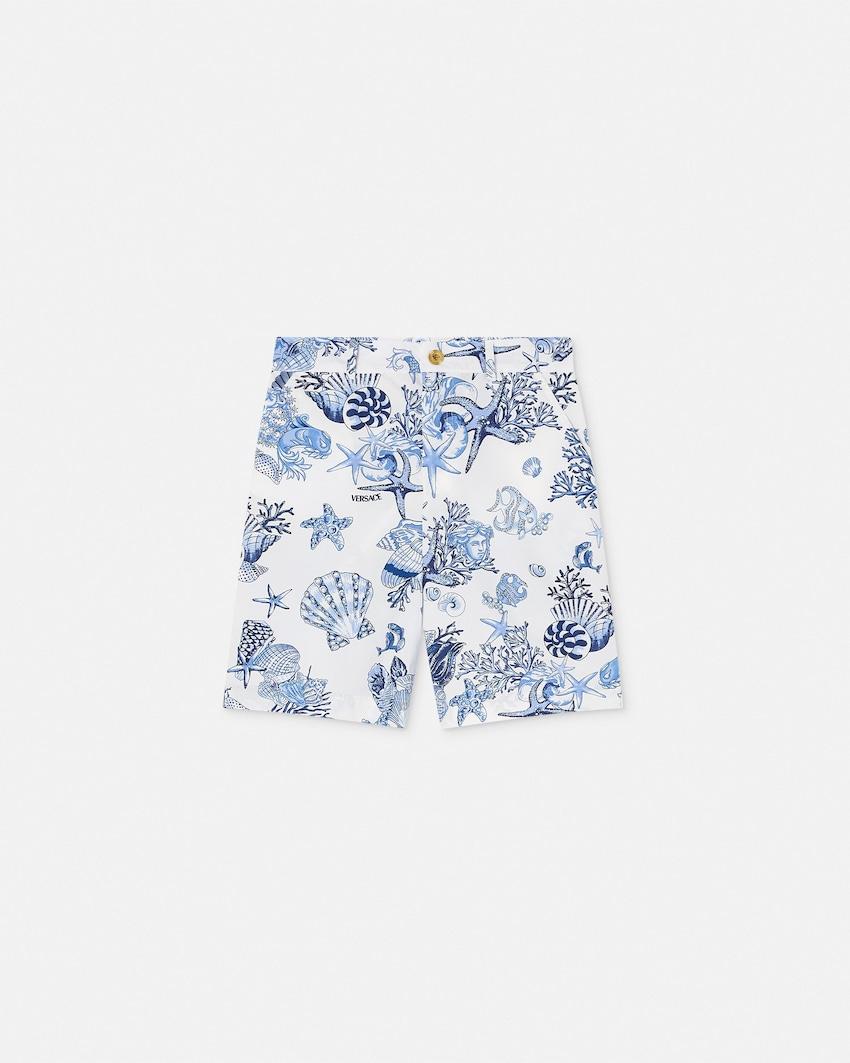 coral theatre kids shorts by VERSACE