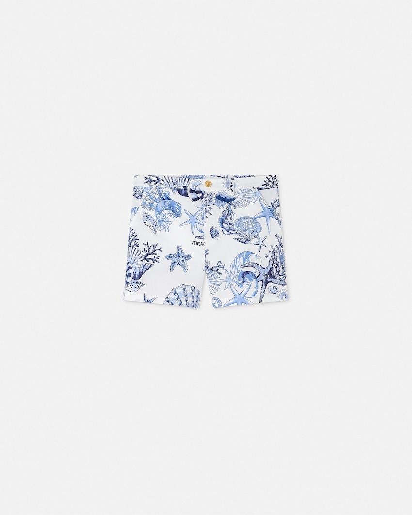 coral theatre kids shorts by VERSACE
