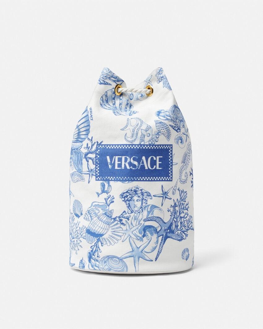 coral theatre kids sling bucket bag by VERSACE