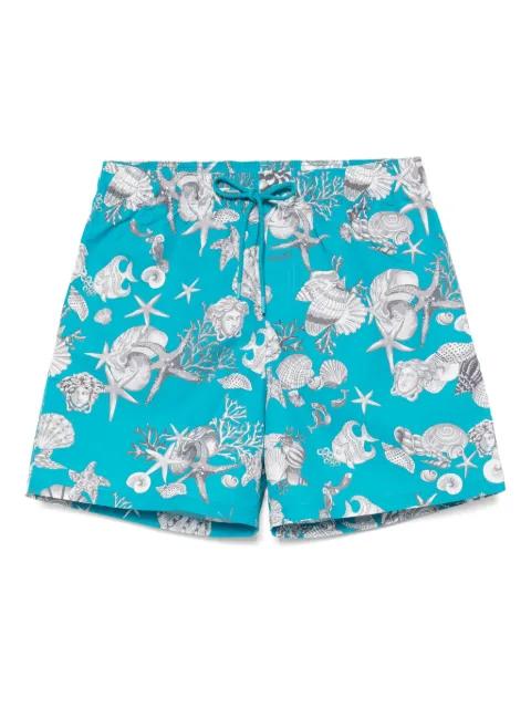 coral theatre swim shorts by VERSACE